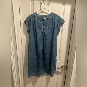 GAP Maternity Blue Denim Mini Dress Medium